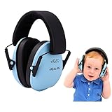 子供の耳の防衛、NRR 22dBの子供の耳の保護の耳のマフ、コンサートや花火のための調整可能な聴覚保護 (青)