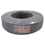 テイコク VVF ケーブル 3CX2.0mm  灰色 100m巻