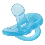 Lovoski ベビー　赤ちゃん　安全シリコン　乳首　おしゃぶり　歯がため　歯固め　全2色 - ブルー