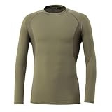 クールパワーサポート長袖シャツ KM-108 グリーン M