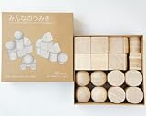 No.204　みんなのつみき　6cmセット　　木のおもちゃ　組木 OSKオガワ精機