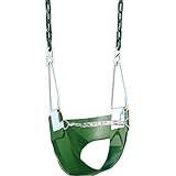 Creative Playthingsベルト付き幼児用スイングチェーン、スイングシート付き