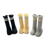 BIANHUAN ソックス 靴下 3足 セット 秋冬 ベビー キッズ 赤ちゃん 新生児 お祝い 出産 祝い 柔らかい (M(1～3歳))