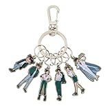 [名探偵コナン] 劇場版 100万ドルの五稜星（みちしるべ） 6連キーチェーン