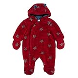Kite 「カイト」 - オーガニックコットン - あたたかカバーオール - Organic cotton - Starry fleece Snowsuit (0-3M (62cm))