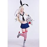 TOY LOVE 艦隊これくしょん 島風 コスプレ 衣装 全7点セット Lサイズ(男性可）
