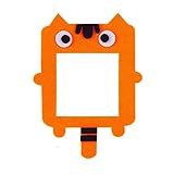 5 PCSかわいい漫画の装飾用ステッカーウォールステッカー・壁用シールスイッチフェルト、黄色い猫