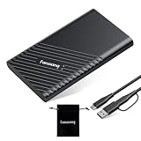 fanxiang 1TB 外付けSSD ポータブルソリッドステート外付けハードドライブ USB 3.2 Gen2x2 最大2,000MB/秒 USB-C 外付けストレージ iPhone 15/Pro PC ノートパソコン クリエイター ゲームコンソール用 - PS2000W