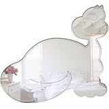 Mungai Mirrors 30cm Baby Brontosaurus Acrylic Mirror by Mungai Mirrors