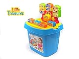 Learning Barrel ? Building block for preschoolers, printed with capital, small letters and various w