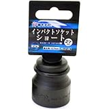 椿モデル インパクトソケット ショートタイプ 差込角12.7mm 6角 27mm ※取寄品 PS-27-6K