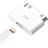 IOSからphone4/4SのDOCKへ変換コネクタ データ伝送 8ピン(メス) から iDock 30ピン (オス)へ変換アダプター 2個セット