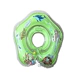 YideaHome 浮輪 浮き輪 子供用 うきわ首リング ベビー浮き輪 ベビー用うきわ 水遊び 入浴 調節ベルト プレスイミング お風呂に 柄ランダム
