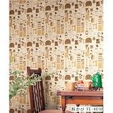 アート調 のりなし壁紙 サンゲツ FE-4010 92cm巾 10m巻〔防カビ〕〔日本製〕