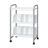 プラス　ファイルワゴン　DW-6　シルバー