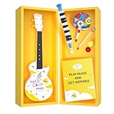 Enya Mini Coco 子供用おもちゃセット ソプラノカーボンファイバーウクレレ、13 キー メロディカ、エッグ シェイカー セット、ロリポップハンドドラム（スティック付き）楽器玩具- 対象年齢3歳以上