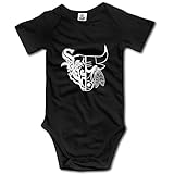 クール 幼児 シカゴベアーズ シカゴ ブルズ ロゴ ミックス Tシャツ 100%綿 Black Size 24 Months