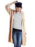 Angeliebe エンジェリーベ マタニティ やわらか 弾力 ニット ロング コーディガン 妊婦服 カーディガン 産前 産後 羽織もの フリー ベージュ 21647 21647300