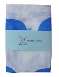 nordic  ハンカチ ブタ・ブルー