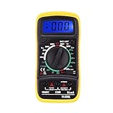 KKmoon XL830L　デジタルマルチメータ　マルチメータ　ミニポータブル式　データホールド/バックライト機能　テストリード付き