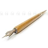 Curtisward Wood DipペンホルダーBrause No 29インデックス付き指ペン先。For fine artistインク図面& writing. by Curtisward