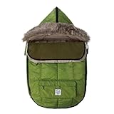 7A.M. ENFANT Le Sac IGLOO ベビーカーフットマフ Kiwi 6-18M