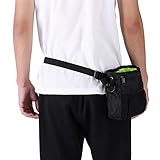 犬散歩用ウエストバッグ 犬 トレーニングポーチ トレーニング犬用 フードポーチ 犬用 トリーツポーチ 犬訓練バッグ ウエストポーチ 犬散歩用ウエストバッグ 外出用 ペットトリーツポーチ 犬 おやつ お菓子 小物入れ 餌入れ 給食 ポーチ お散歩バッグ 防水 オックスフォード布 小型犬 中型犬 大型犬に向け ベルト付き おしゃれ (ブラック)