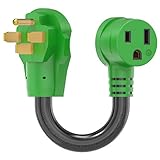 RVGUARD 溶接アダプター ドライヤー 50Amp - 溶接機 50Amp アダプター NEMA 14-50P - 6-50R 溶接アダプター 12インチ グリーン