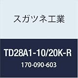 スガツネ工業 ドア用金物 ダンパーヒンジ TD28A1-10/20K-R 1