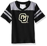 NCAAコロラドBuffaloes幼児用男の子サッカーシャツ、ブラック、4
