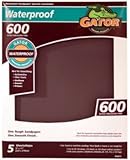 ALI INDUSTRIES 4471 600 5 Count Grit Sandpaper, 9-Inch x 11-Inch [並行輸入品]