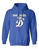 La Los Angeles She Loves The Dメンズパーカースウェットシャツ