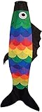 Rainbow Scales Fish Windsock, 60-Inch