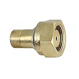 Uniweld F31 Brass Adaptor from CGA520 "B" Tank to CGA200 "MC" Regulator [並行輸入品]