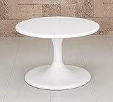 【オブジェのようなデザイン】ラウンドテーブル　ロータイプsk-b3218