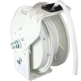 KH Industries RTB Series ReelTuff Power Cord Reel 12/3 SJOW White Cable 20 Amp 25' Length White Powd