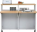 JKプラン 間仕切りキッチンカウンター 幅120 カウンター収納 キッチンボード キッチンカウンター アイランドカウンター キッチン収納 TSFKC0001WHNA