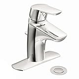 Moen 6810 Method One-Handle Low Arc Bathroom Faucet, Chrome [並行輸入品]