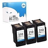 【サイインク】キヤノン用 BC-310/311シリーズ FINEカートリッジ BC-310 ブラック 3本セット 染料インク リサイクル(再生)インクカートリッジ 残量表示対応 対応機種:PIXUS MP270 / MP280 / MP480 / MP490 / MP493 / MX350 / MX420 / iP2700 セット内容:BC-310(ブラック) 商品コード:2967B001