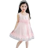 ベビーゴー　子供ドレス 女の子 フォーマル 発表会 子ども お姫様オーガンジープリンセスドレス（ピンク　130）