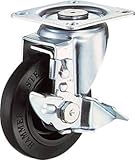 [2123479]ハンマー　静シリーズ　Ｓ型自在　ＳＰ付　ゴム車Ｂ入り１００ｍｍ 413BBSFR100BAR01