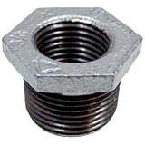 ブッシング 可鍛鋳鉄製管継手(白) (3/4B×1/2B)×24L BU