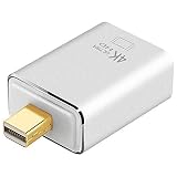 Aloypum Mini Displayport(用 2.0) To アダプター 4KミニDp To コンバーター Air, , Pro, Surface Pro 3/4/5,Surface Book などに適用します (シルバー)