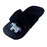 ブラックBaby Stroller足スリーブBuggy Sleepingバッグ防水防風ベビーキルト