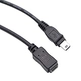 KKM-ラブショー【JCT請求書発行可能】USB2.0-Mini B延長ケーブル USB2.0-Mini B to Mini B５芯線 5PINケーブル オスtoメス ミニBコネクタ オス－ミニBコネクタ メス（ミニB延長用） データ転送&充電対応 (左L0.5M-2)