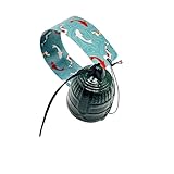 風鈴 南部鋳鉄 防水短冊 手作り おしゃれ 南部風鈴 澄んだ音 鉄器 夏の風物詩 ウィンドチャイム プレゼント 贈り物 (釣鐘 グリーン（大）)