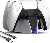 充電スタンド PS5 コントローラー用 充電スタンド PS5 充電 2台同時充電可能 2.5時間急速充電 LEDランプ付き 過充電防止 充電ステーション PS5 デュアルセンス コントローラー用