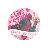 スモール・プラネット(Small Planet) マーベル デッドプール 缶バッジ LOVE