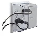 LectraLock - Baby Safety Electrical Outlet Cover - Double - Duplex Style - Medium Cover by LectraLoc