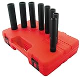 Sunex Tools 2848 1/2 Inch Dr. Extra Deep Sae Impact Socket Set 8Pc